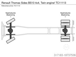 Renault Thomas Sides BS13 4x4, Twin engine!