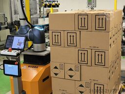FJ Mayer HYDRA cobot palletizer