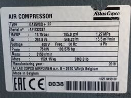 Atlas Copco GA75VSD+FF