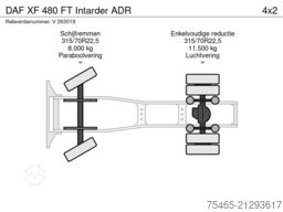 DAF XF 480 FT Intarder ADR