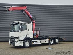 Renault T-430 / 6X2 / HMF 26TM / CRANE / GRUE