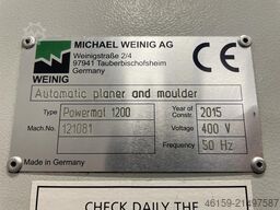 WEINIG POWERMAT 1200 (6 SPINDLE  50mm)