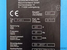 Gleason-Pfauter P400G CNC Gear Grinder