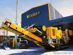 FABO Jaw Crusher hard stone crushing machine 100-250 t/h