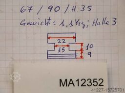 Forkardt Breite 22 mm schrägverzahnt