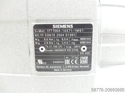 Siemens 1FT7064-1AK71-1MG1 Synchronmotor SN:YFED615250401001 - ! -