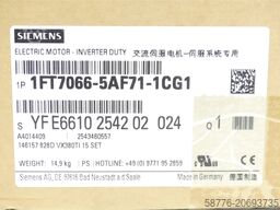 Siemens 1FT7066-5AF71-1CG1 Synchronmotor SN:YFE6610254202024 - ! -