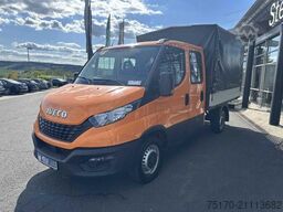 Iveco Daily 35S14 Pritsche+Plane *AHK*Ladekran*7-Sitze