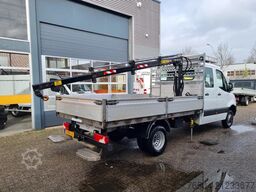 Mercedes-Benz Sprinter 514 CDI Open Laadbak Hiab Kraan 1000kg...