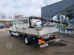 Mercedes-Benz Sprinter 514 CDI Open Laadbak Hiab Kraan 1000kg...