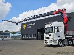 Scania R590 V8 8x2 / HMF 9520 CRANE - JIB - WINCH / TR...