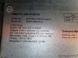 Siemens 6AV7894-0BH32-0AC0 Simatik HMI IPC 677C SN:VPC0851816  gebraucht - TOP Zustand