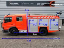 Mercedes-Benz Atego 1225 Calamiteiten, Brandweer, Crewcab, Du...