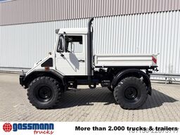 Unimog U 130 4x4, Kipper, Zapfwelle vorne+hinten,