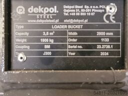 Dekpol Schaufel 3.5 m³ Volvo-Aufnahme