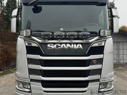 Scania R580 6x4 Tipper Truck with Snow Plow Setup