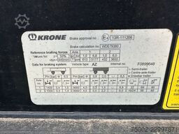 Krone AZ18E / 2-axle drawbar trailer / BDF / NL-trailer