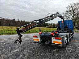 MAN TGX 26.400 Container Hyvalift Crane HIAB 144