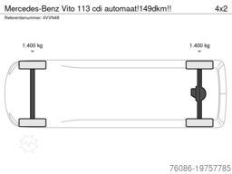Mercedes-Benz Vito 113 cdi automaat!149dkm!!