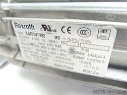 Rexroth 3SIEK63-4C2/339 MNR 3842547992  Getriebe SN: 719B17330203
