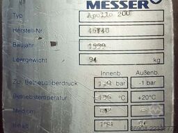 Messer Griesheim Dewar vessel for liquid nitrogen cryogen