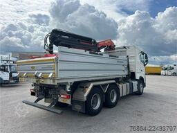 VOLVO FH 500 3-SEITEN KIPPER MEILLER MIT PALFINGER PK22002EH, RETARDER