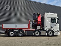 Scania R590 V8 8x2 / HMF 9520 CRANE - JIB - WINCH / TR...
