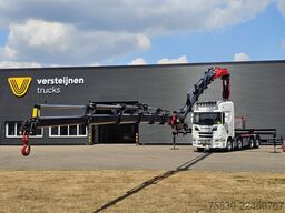 Scania R590 V8 8x2 / HMF 9520 CRANE - JIB - WINCH / TR...