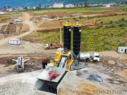 FABO Mobile Concrete Batching Plant 100 m3/h Mobile Concrete Batching Plant