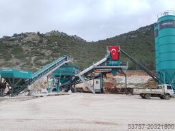 CONSTMACH Concrete Batching Plant 100 M3/H Mobile Concrete Batching Plant