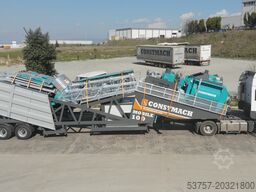 CONSTMACH Concrete Batching Plant 100 M3/H Mobile Concrete Batching Plant