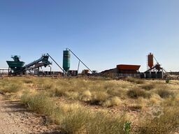 CONSTMACH Concrete Batching Plant 100 M3/H Mobile Concrete Batching Plant