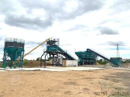 CONSTMACH Concrete Batching Plant 120 M3/H Mobile Concrete Batching Plant