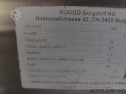 Rondo Compas HD Series SFA6127H Pastry Sheeter