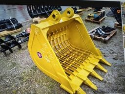 Sieblöffel mit Zähne für 17/24 t. Bagger