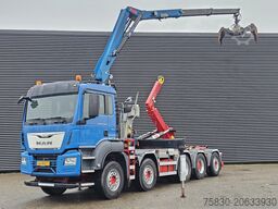 MAN TGS 47.440 BBL / 10X4 HOOKLIFT + Z CRANE