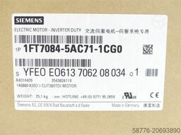 Siemens 1FT7084-5AC71-1CG0 Synchronmotor SN:YFE0E0613706208034 - ! -