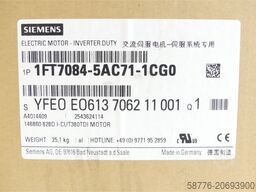Siemens 1FT7084-5AC71-1CG0 Synchronmotor SN:YFE0E0613706211001 - ! -