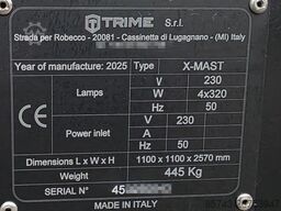 Trime X-Mast 4 × 320W LED Valid Inspection, *Guarantee!