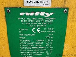 Niftylift HR21 HYBRID 4X4 hoogwerker Knikarmhoogwerker