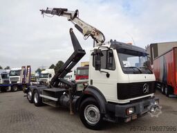 Mercedes-Benz SK 2433 + Semi-Auto + PTO + Serie 14 Crane + 3 ...