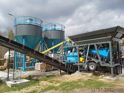 CONSTMACH Concrete Mixing Plant 30M3/H Small Mobil Concrete Mixing Plant