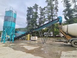 CONSTMACH Concrete Mixing Plant 30M3/H Small Mobil Concrete Mixing Plant
