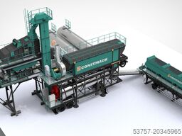Constmach Asphalt Plant Mobile 160 TPH drum mix asphalt plant