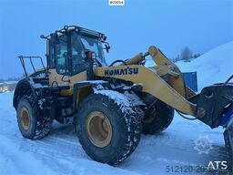 Komatsu WA380-7 wheel loader w/ bucket, scale, summer and