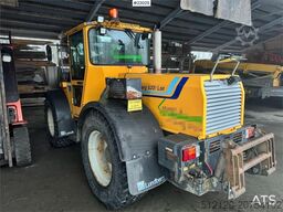 Lundberg 6200LSE wheel loader with snow blower, bucket and