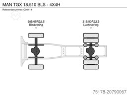 MAN TGX 18.510 BLS - 4X4H