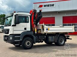MAN 18.430 TGS Kran Fassi F155, Kipper