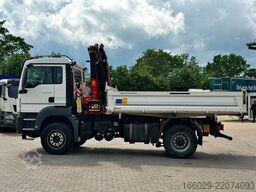 MAN 18.430 TGS Kran Fassi F155, Kipper