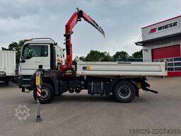 MAN 18.430 TGS Kran Fassi F155, Kipper